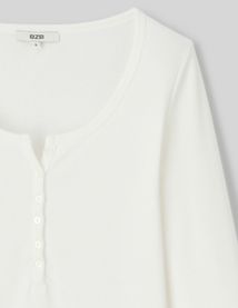 T-shirt col tunisien