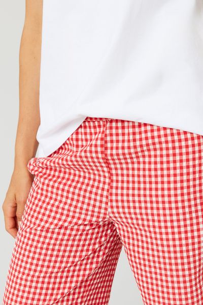 Pantalon fluide vichy