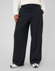 Pantalon balloon &agrave; rayures
