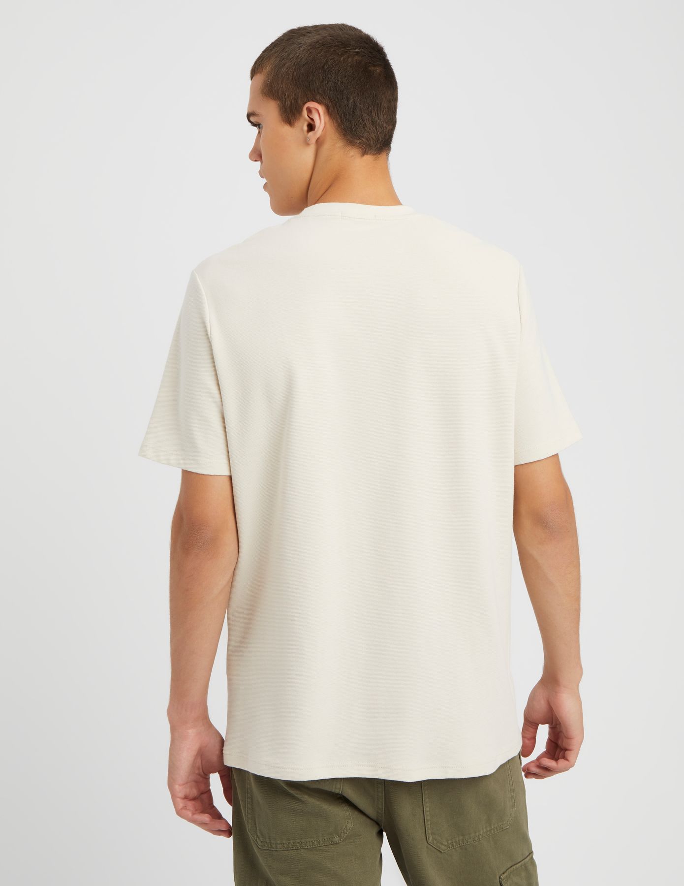 T-shirt maille ottoman
