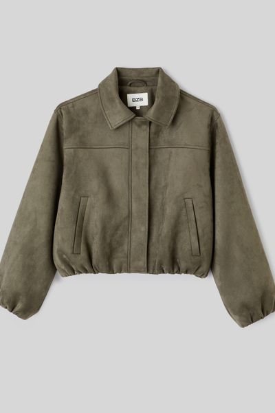 Veste en su&eacute;dine