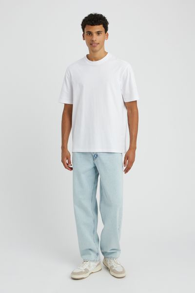 Jean loose bleach