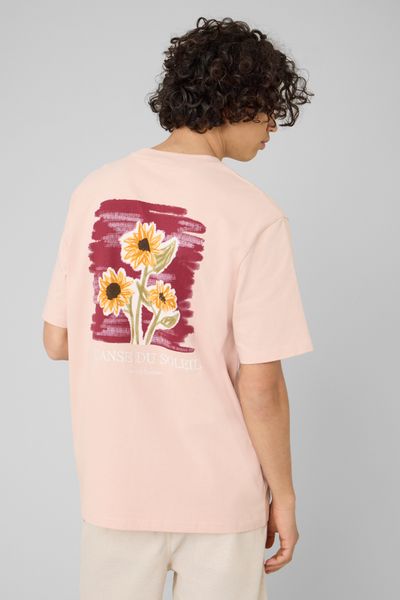 T-shirt imprim&eacute; et brod&eacute;