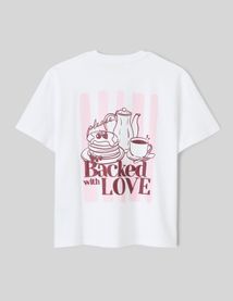 T-shirt imprimé devant/dos