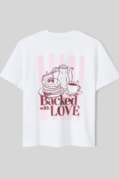 T-shirt imprimé devant/dos