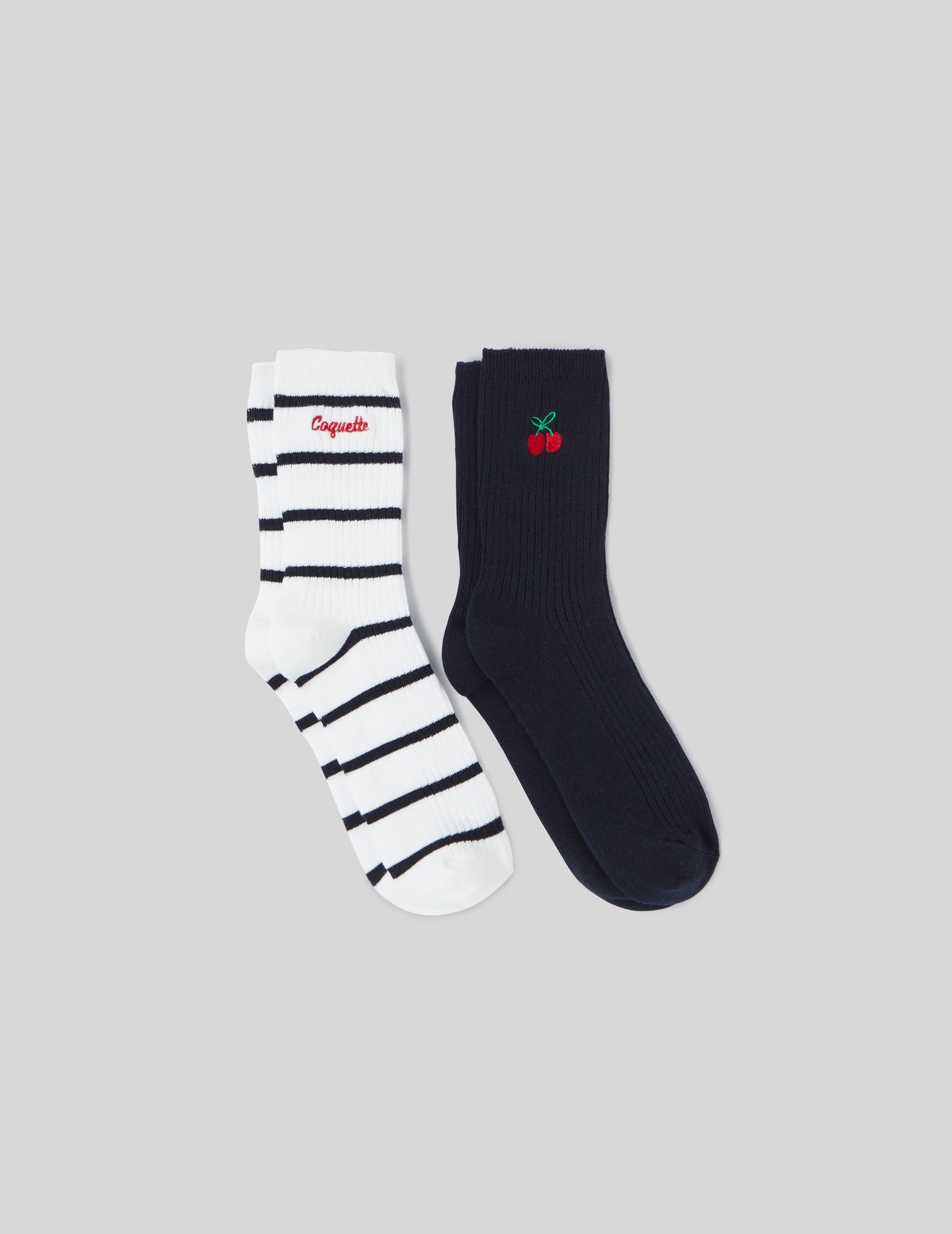 Lot de 2 paires de chaussettes