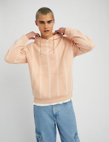 Sweat &agrave; capuche ray&eacute;