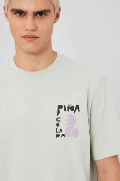 T-shirt imprimé matière texturé