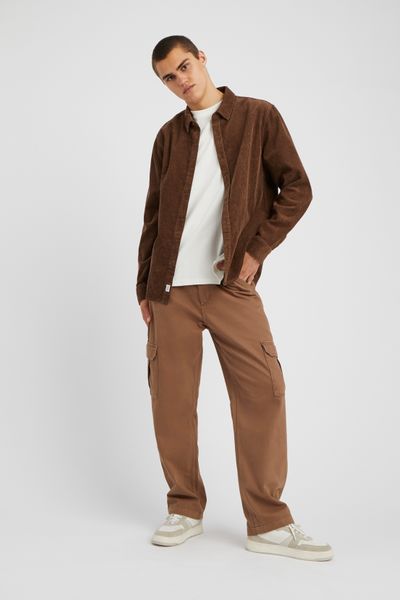 Chemise droite en velours