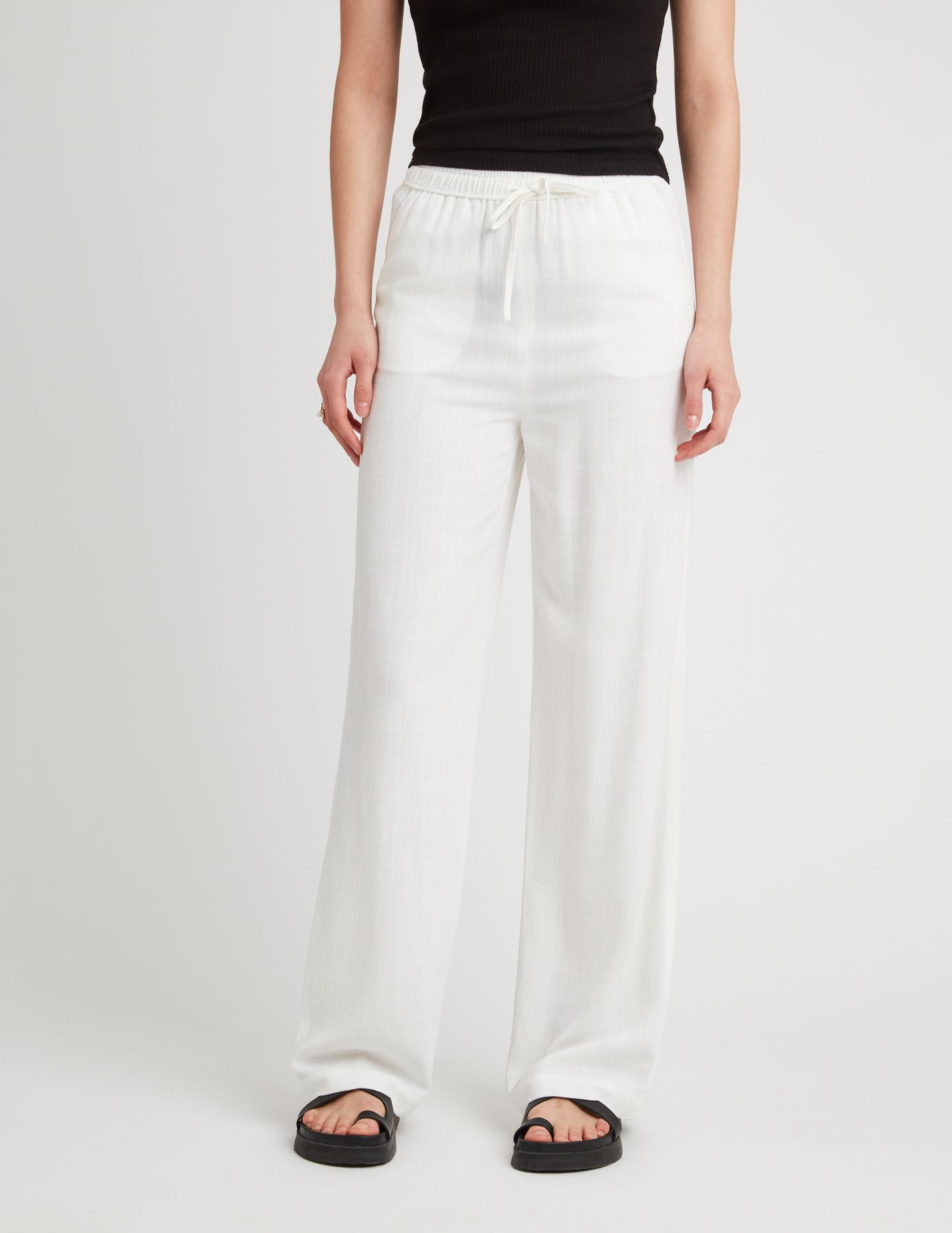 Pantalon fluide droit