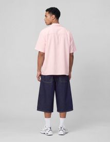 Chemise manches courtes mati&egrave;re fantaisie