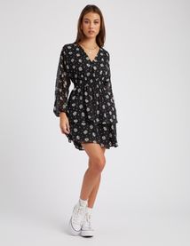 Robe courte imprim&eacute;e