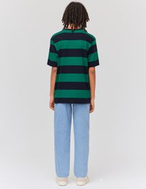 T-shirt maxi rayures avec poche