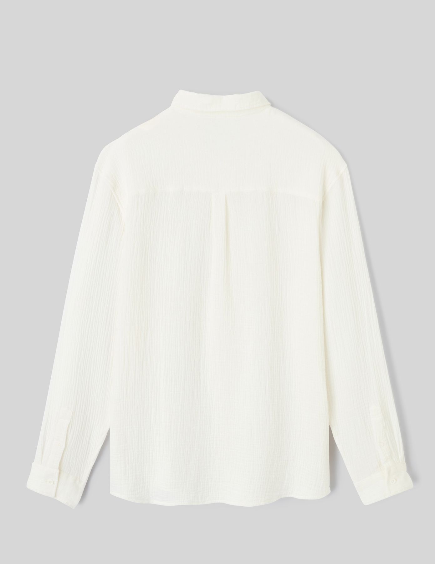 Chemise manches longues gaze de coton