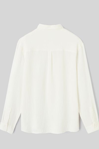 Chemise manches longues gaze de coton