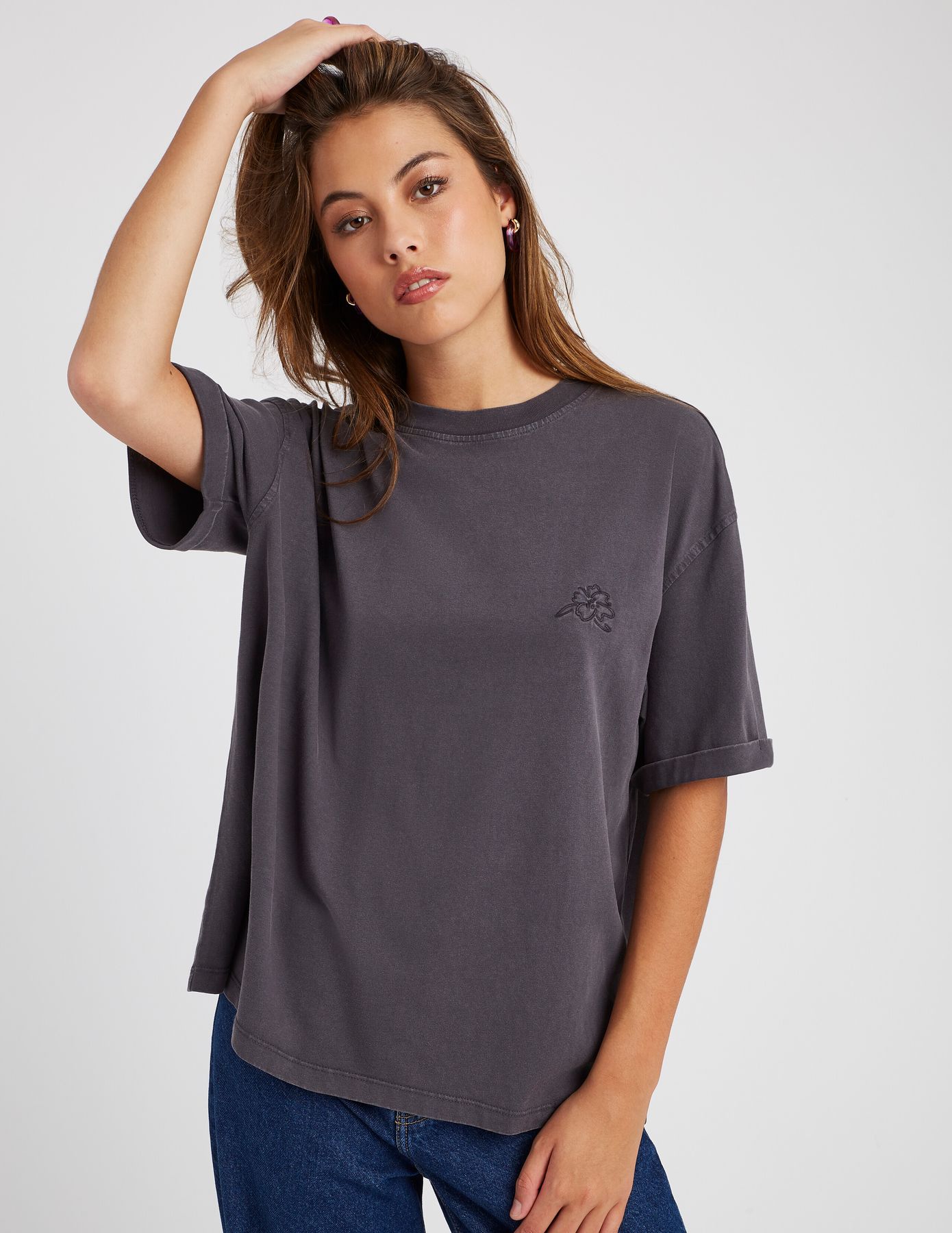 T-shirt oversize d&eacute;lav&eacute;