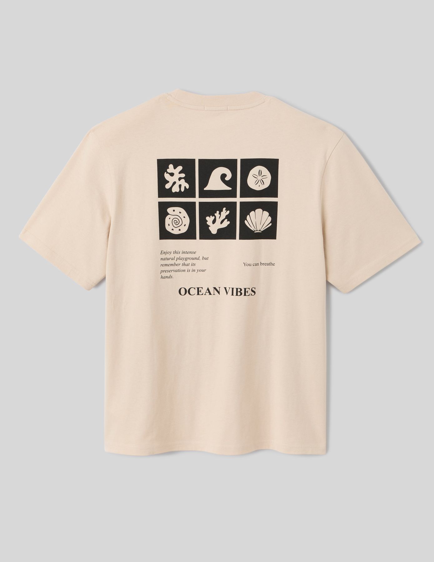 T-shirt imprimé devant dos