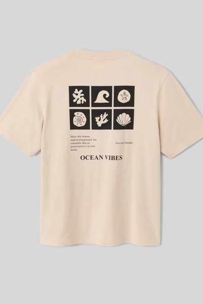 T-shirt imprimé devant dos
