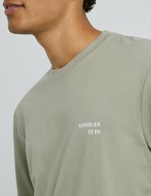 T-shirt imprim&eacute; devant dos