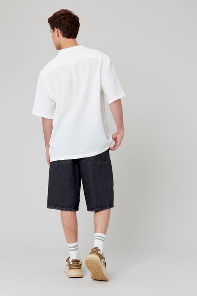 Chemise manches courtes gaze de coton