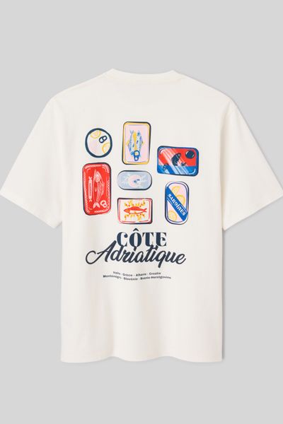 T-shirt imprim&eacute; devant/dos