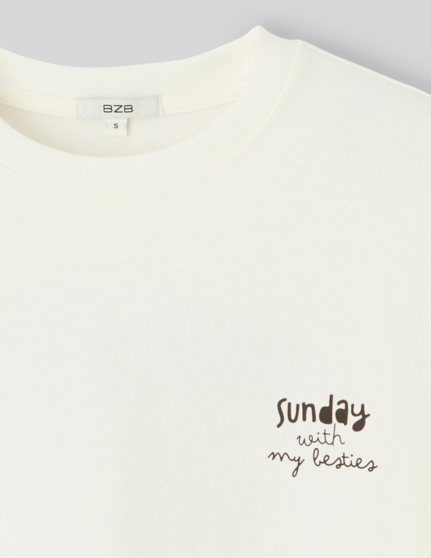 T-shirt imprim&eacute; devant/dos