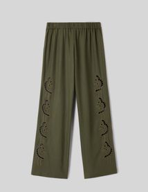 Pantalon broderie