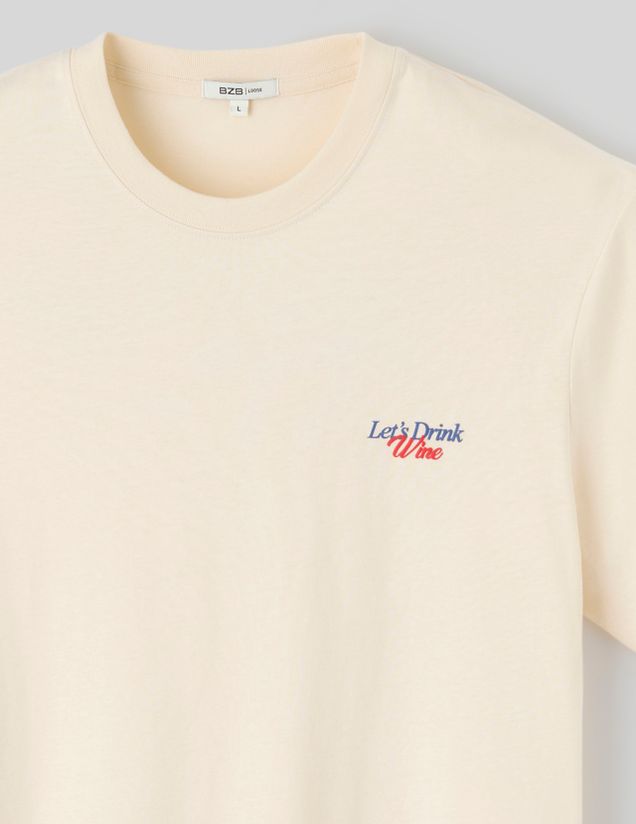 T-shirt imprimé devant dos