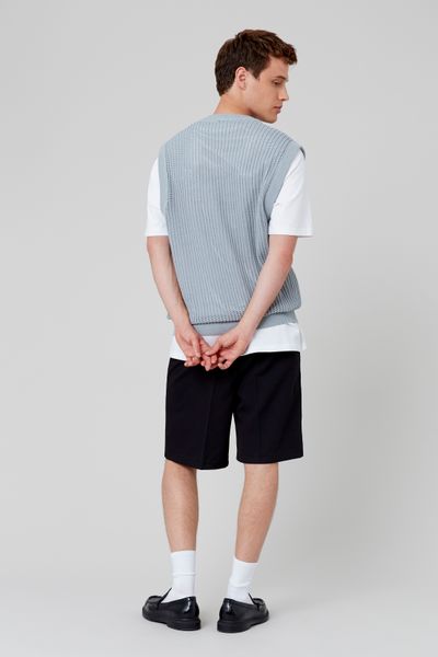 Pull uni sans manches