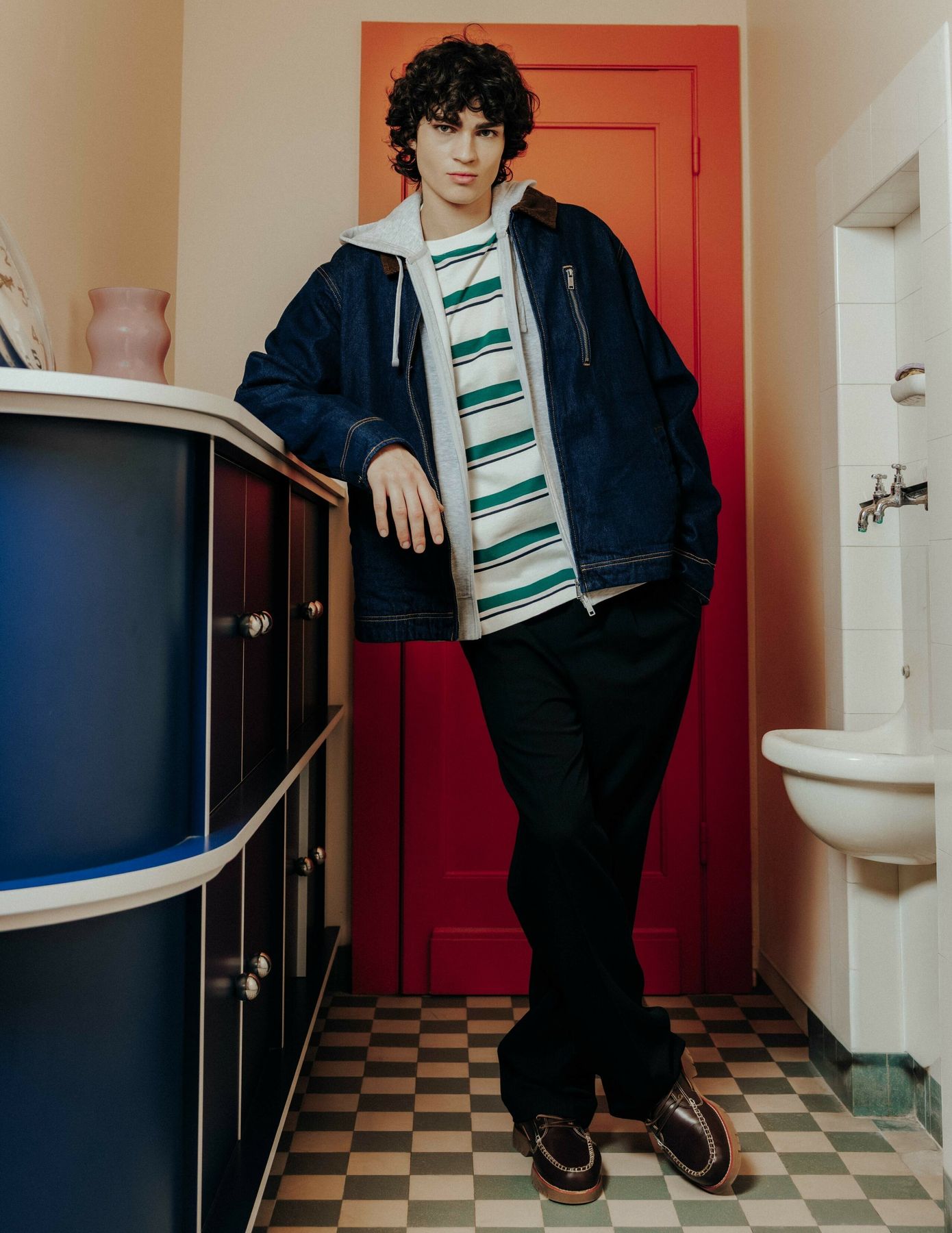 Pantalon &agrave; pinces