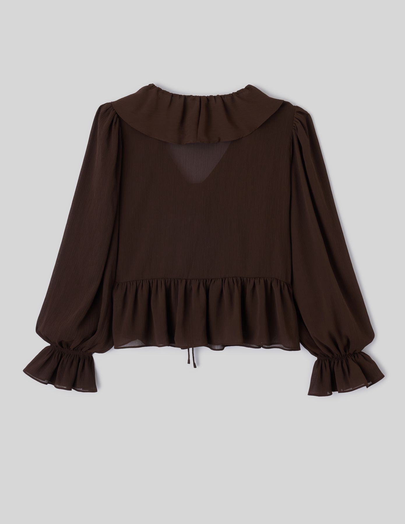 Blouse &agrave; volants