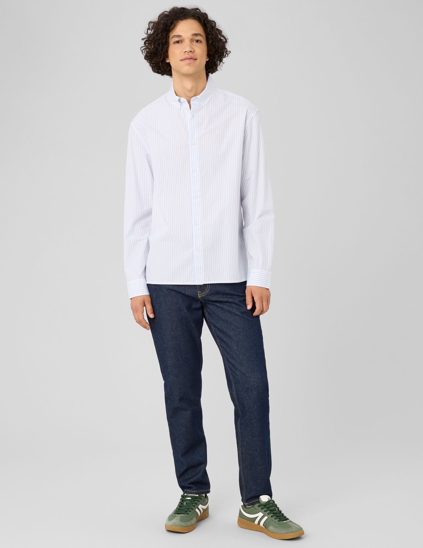 Chemise &agrave; rayures fines