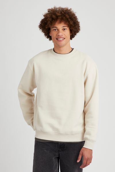 Sweat col rond uni