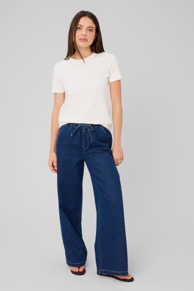 Pantalon denim fluide