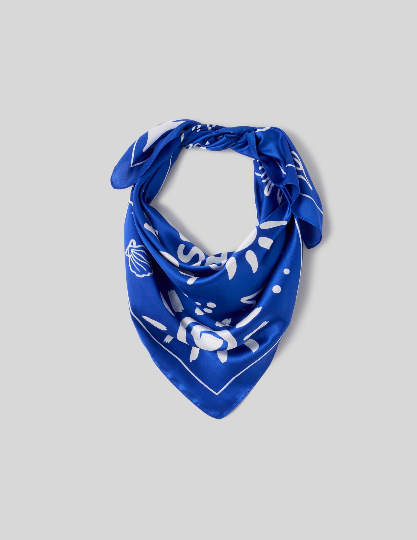 Grand foulard en satin