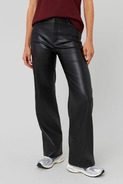 Pantalon tissu enduit