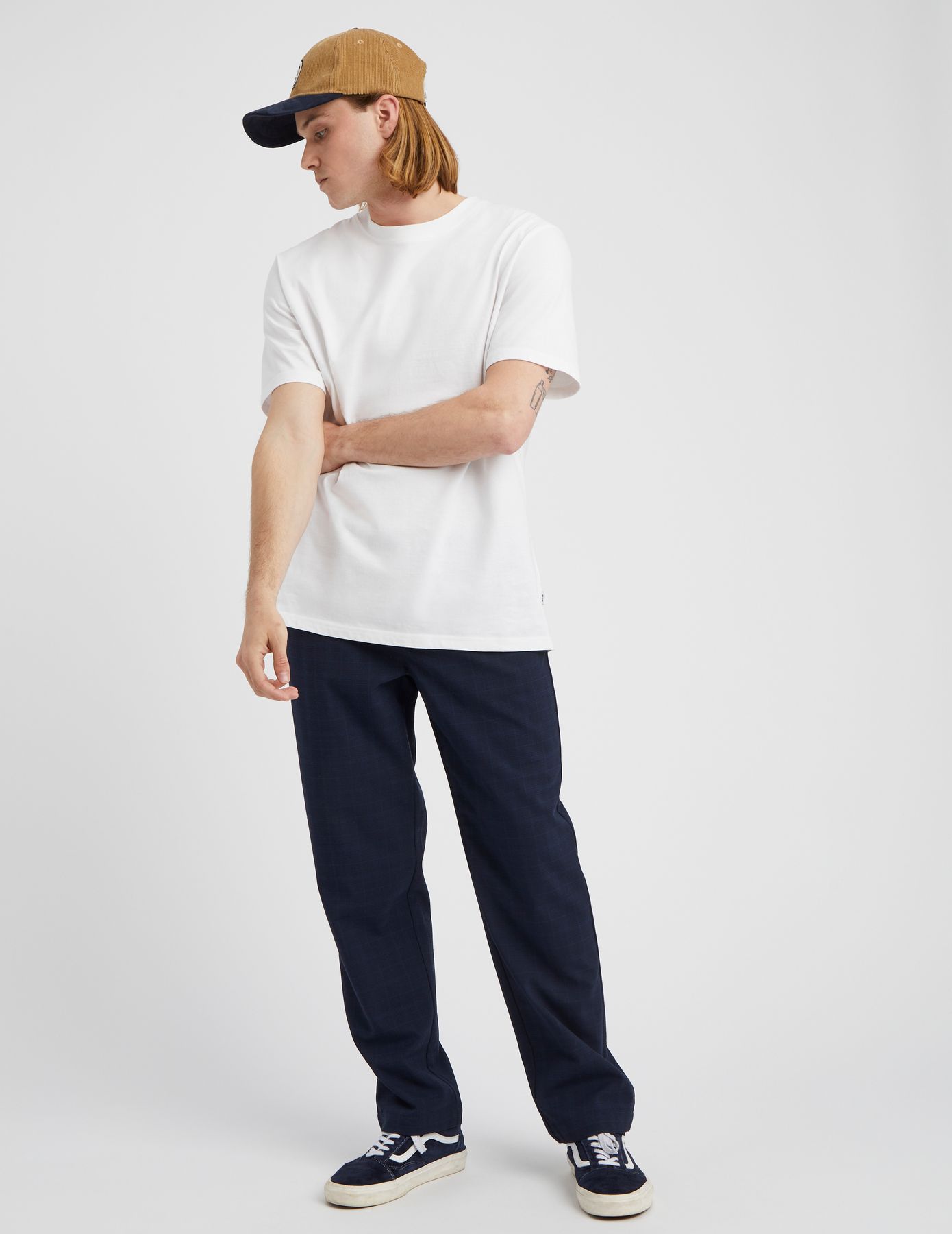Pantalon de ville à carreaux