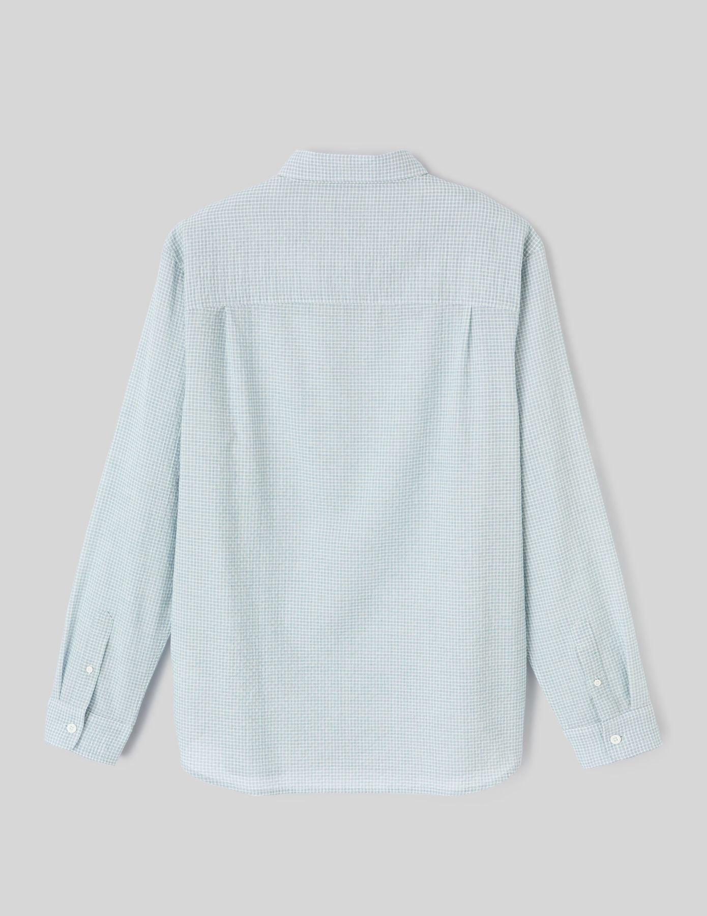Chemise &agrave; carreaux seersucker