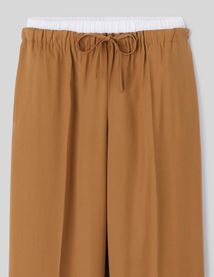 Pantalon fluide caleçon intégré