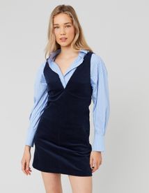 Robe chasuble velours
