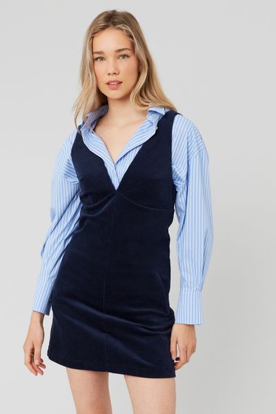 Robe chasuble velours