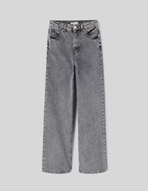 Jean straight taille haute