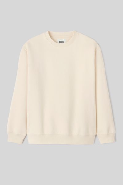 Sweat col rond uni
