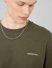 T-shirt broderie poitrine