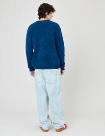 Pull chenille col rond
