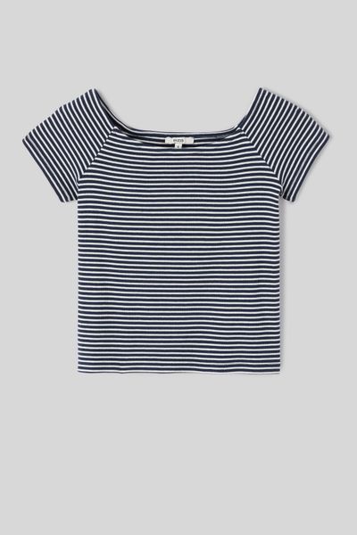 T-shirt col bardot