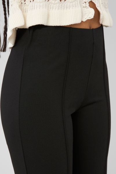 Pantalon flare en maille