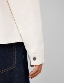 Veste zipp&eacute;e unie col velours