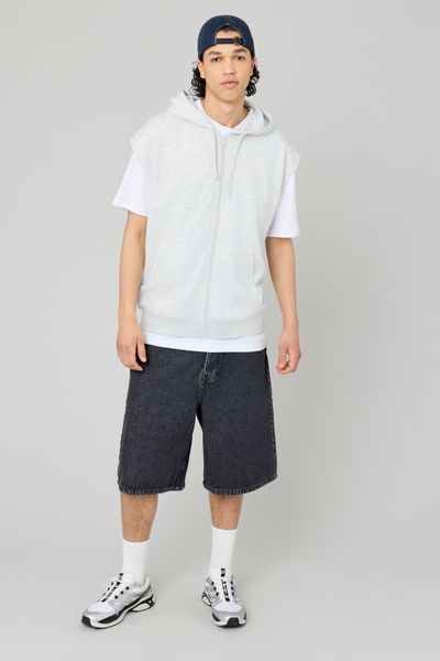 Sweat zippé sans manches