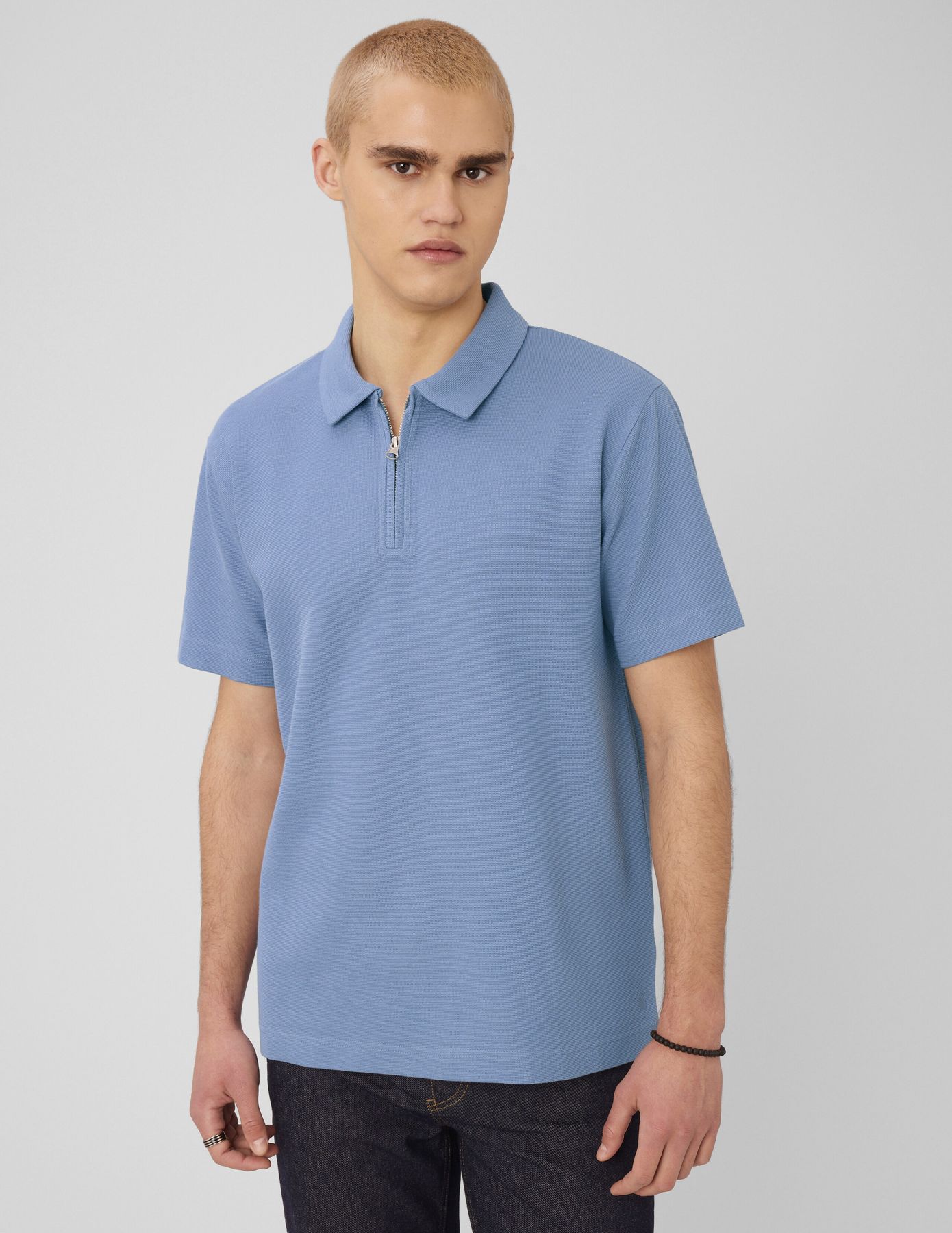 Polo col zipp&eacute;